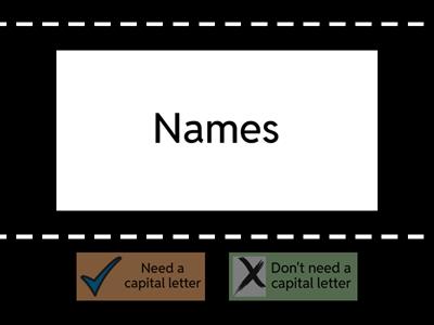 Capital letter Quiz