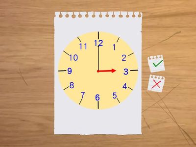 認識時鐘-整點與電子鐘翻翻牌