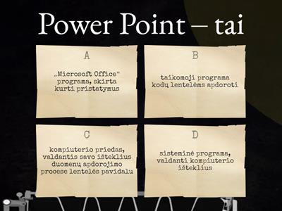 Skaidrių kūrimas 5 klasė