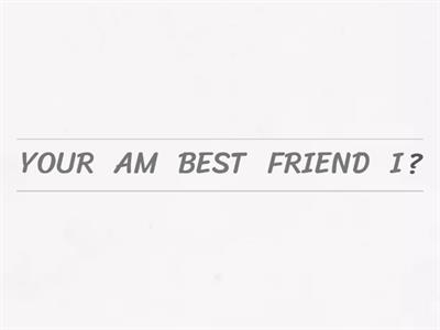 TO BE - interrogativa- VDG 