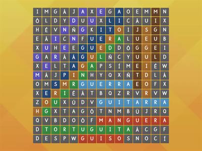  Palabras con gue - gui