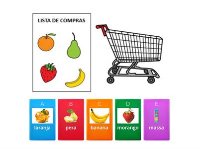  Lista das compras