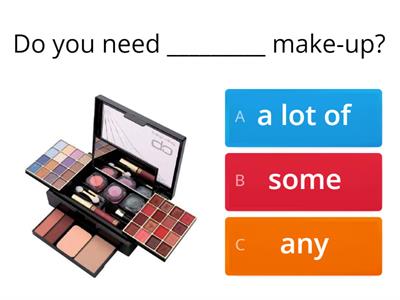 Some / a lot of / any / many / much - Quantifiers for indefinite