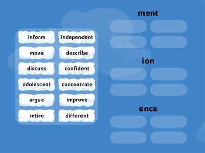 Noun suffixes