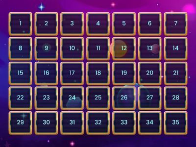 Tablas de multiplicar (2,3,4 y 5)