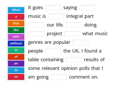 essay - music 1324