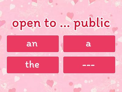 4 articles, prepos-s, do/make