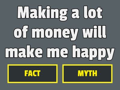 Myths and Facts in Choosing a Career