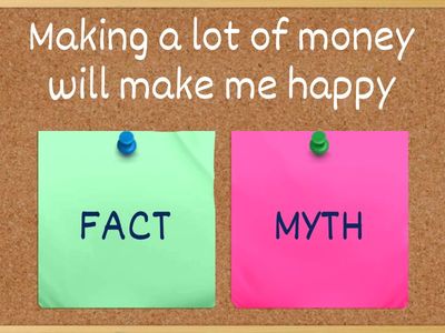 Myths and Facts in Choosing a Career