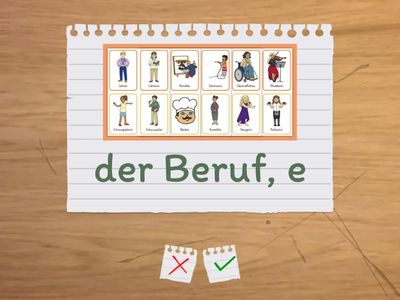 Berufe Menschen L2 A1.1