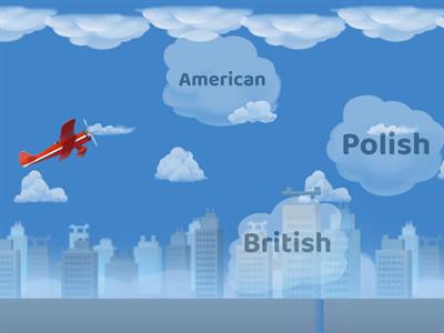 Nationalities airplane