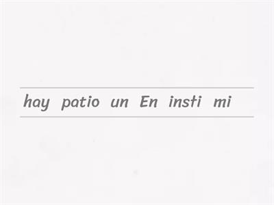 Viva 1 module 3: qué hay en tu insti 