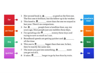 Comparative structures