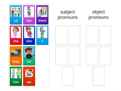 subject and object pronouns