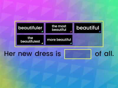 Degrees of comparison