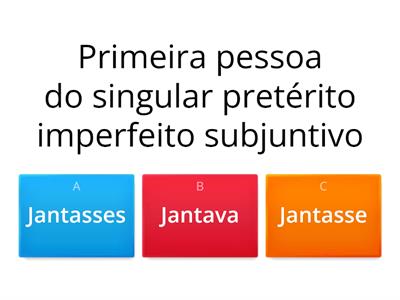 Questionário modo subjuntivo 