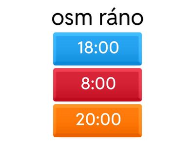 6.B 11. 12. Kvíz: Hodiny 