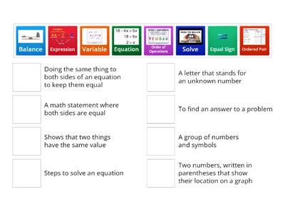 Algebra Vocabulary