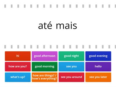 Greetings and Introductions