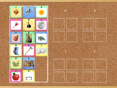 Letter sound quiz 1 (m, a, t, s)