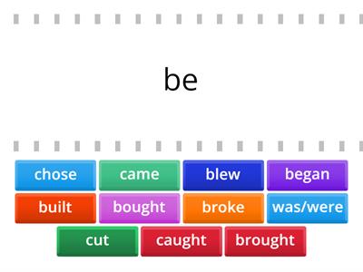 Irregular Verbs > List 1