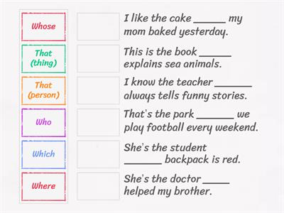 Relative Clauses