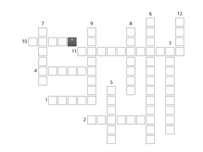 Cruciverba: il fuoco