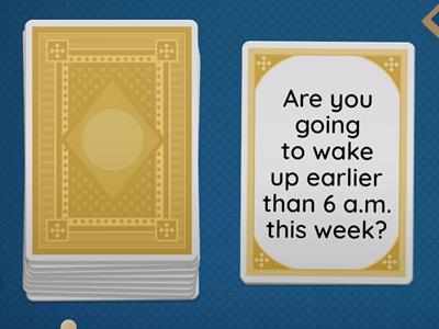 "Be Going To" Conversation Questions