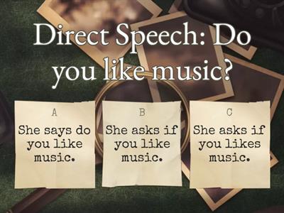 indirect speech