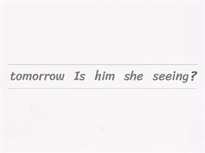 4. Present continuous for the future