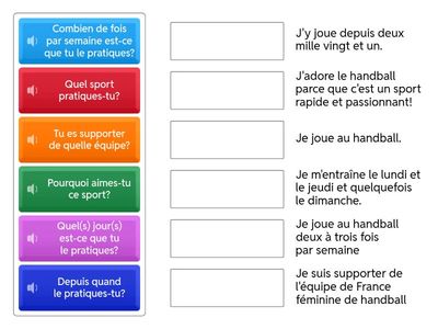 Questions - Et Réponses sur Mon Sport