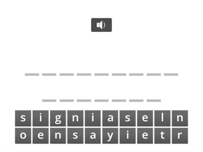Spell the word List 3 (Term 4)