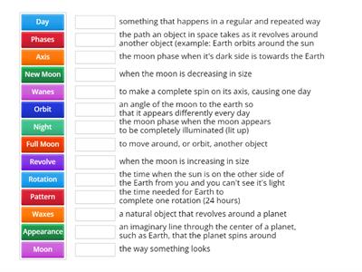 Day, Night, and Moon