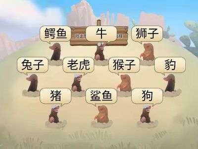 三年级科学：动物的进食习惯