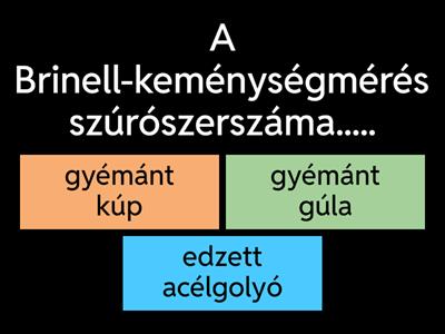 Anyagvizsgálatok