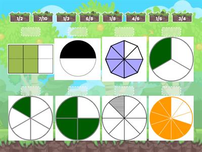 Representing Fractions Less than One