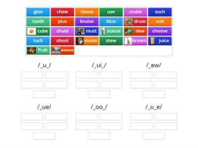 Vowel /Uu/ - long and short sound