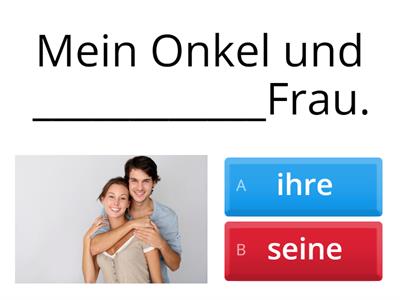 Possesivpronomen mein dein sein ihr