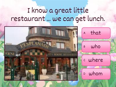 Relative clause (Sonya) 