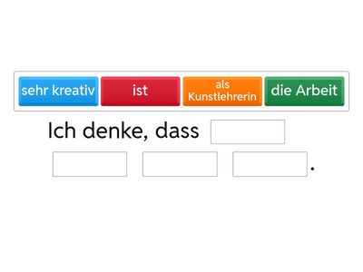 Nebensätze weil wenn dass