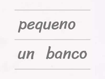 Adjective placement - adapted