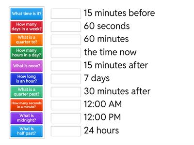 Time Questions and Answers