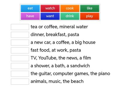 Verb phrases Elementary Level