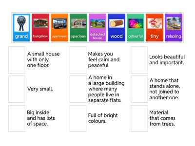 Global English 4 - Unit 3.1 "Houses and homes" meanings