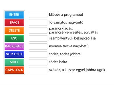 Billentyűzet 3. osztály