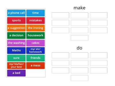 Wider World 3  3.3 make/do easy