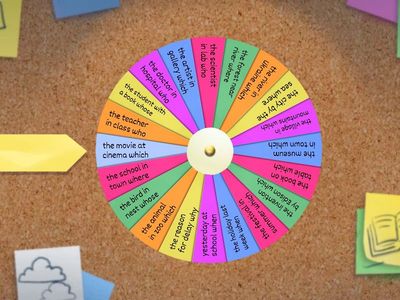 Spin the Wheel: Build a Sentence!