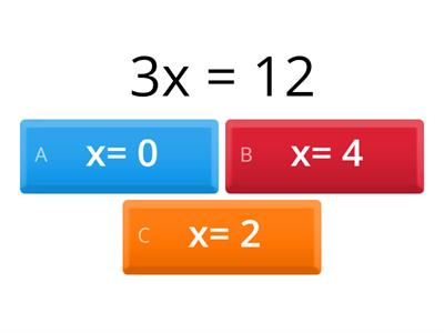 PRIME EQUAZIONI: RISOLVI E CROCETTA