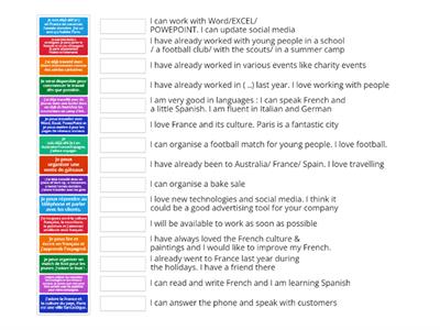 French Nat 5 Unpredictable bullet points revision games