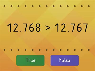 Comparing Decimals